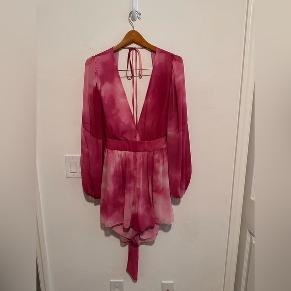 Toccin x RTR Pink Tie Dye Romper Sz 12 - Picture 2 of 10